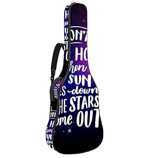 Étui de protection rembourré pour guitare classique acoustique avec fond floral coloré, Multicolore 08, 42.9×16.9×4.7 in… - Les Beatles, Paul McCartney, John Lennon, RIngo Starr, George Harrison