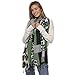 Glamexx24 Damen XXL Schal Kuscheliger warmer Leoparden Muster 3 farbiger Fransen Poncho Schal Oversized Deckenschal