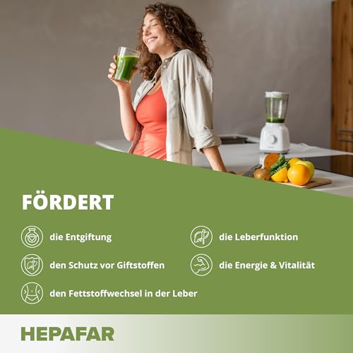 Leber Komplex - Rosmarin, Inulin, Chicoree und Zitrone - Getränk mit natürlichem Zitronengeschmack und ohne Zusatzstoffe - Ballaststoffreich - 30 Beutel für 30 Tage - Hepafar Fibers Sensilab – Bild 2