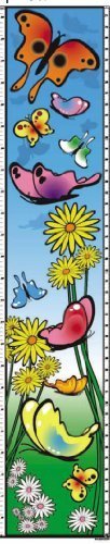 Grow Systems Bright Butterflies Design Growth Chart. Fluttering Butterflies add Whimsy to Your Child's Room. Prime Eligible. Measures Heights from 24" (61 cm) to 72" (182 cm) 6'!