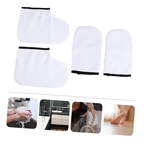 Guantes y botines para cera de parafina spa 4 pzas miniatura 4