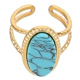Confort adaptatif : grâce à leur design ergonomique et lisse, nos bagues turquoise ajustables pour femmes offrent un confort durable et s’adaptent parfaitement à la forme de votre doigt. bagues rétro, bagues turquoise western