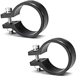 興栄化成 樹脂パイプクランプ 22mm 全29サイズ 丸棒固定用 耐候性 多用途 軽量 黒 2個 KFBS21-1205