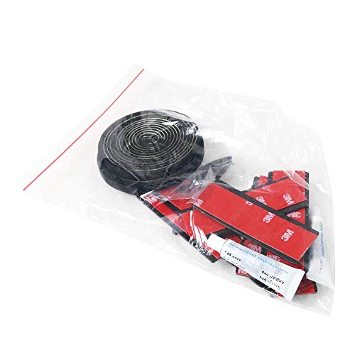 Ikon Motorsports Window Louver, Compatible With 2008-2023 Dodge Challenger, Rear Window Louver Cover Painted Gloss Black #TOP7