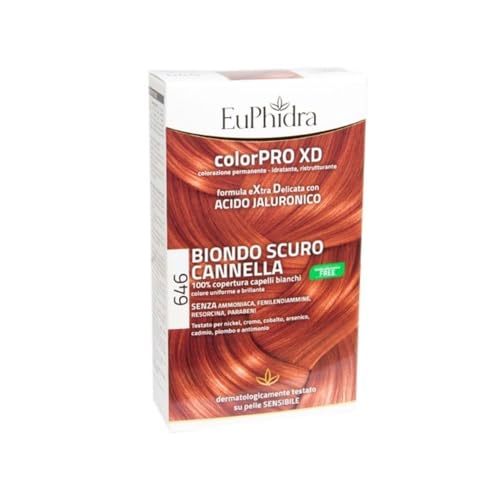 Euphidra - Euphidra ColorPro XD Tinta per Capelli Colore 646 Biondo Scuro Cannella - 944025396
