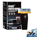 Rottipe 2026 New Upgrade Handheld Glass Oil-Film Remover - Emulsion Cleaner with Cleaning Board, Automotive Oil Film Cleaning Brush for Car Windows & Home Glass (1PC, One Size)