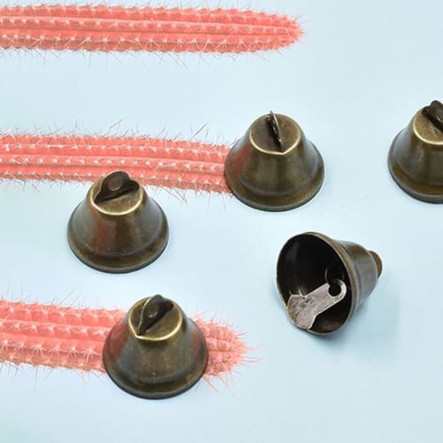 Luxshiny 100 Peças Sino De Trompete Retrô Faça Mesmo Sinos Artesanais Amuletos De Sinos De Árvore Pe