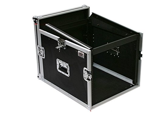 Osp Cases | Ata Road Case | 8-Space Amplifier Rack With 12-Space Mixer Slant | Mc12U-8 #TOP2