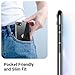 TORRAS Crystal Clear for iPhone 7 8 SE Case, [Anti-Yellowing][Military-Grade Protection], Slim Transparent Anti-Scratch Back, Soft Bumper, Non-Slip Protective Phone Cover, Clear Black