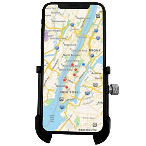 Leeofty Suporte para telefone de bicicleta em liga de alumínio para bicicleta Suporte universal para