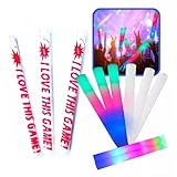TIENDA OKI MÉXICO| Set de 24 Barras LED Luminosas Multicolor, Perfectas para Iluminar Fiestas, Conciertos, Cumpleaños y...