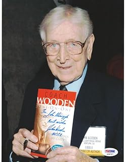 John Wooden Autographed 8x10 Photo "To John" PSA/DNA #S28707