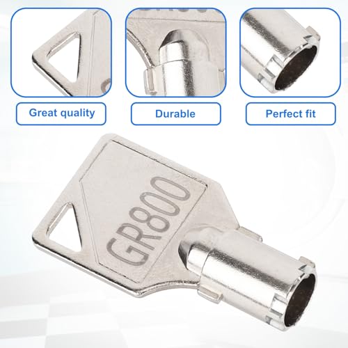 Image of GR800 Washer Key Compatible with Speed Queen Dryer Washing Machine Lock, 54612 Commercial Coin Op Service Door Key for Washing Machine