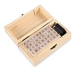 Wooden Rubber Stamps Set - 36...