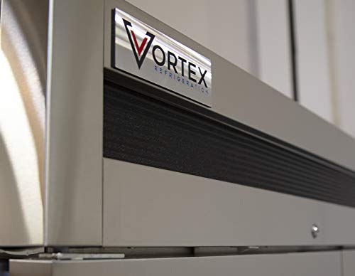 Commercial Grade Freezer | Stainless Steel | 2 Self Closing Doors | 54" X 32.25" X 82.5" | Digital Temperature Controller | 47 Cu. Ft. | 6 Adjustable Shelves | R-290 Natural Refrigerant #TOP3