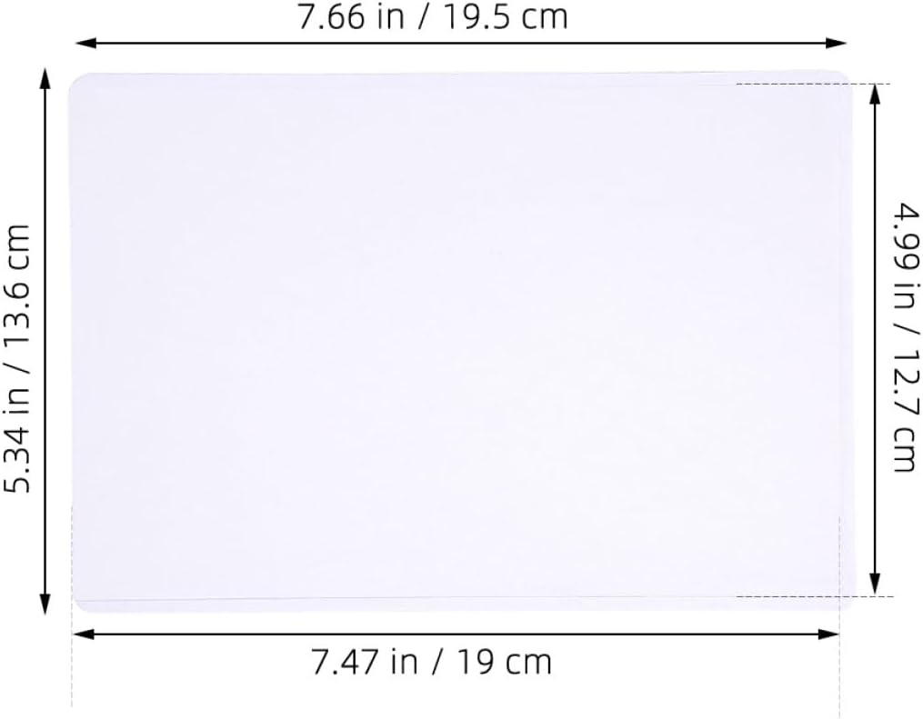 Zerodeko 50pcs B6 Hard Plastic Card Sleeves Photo Sleeves Protective Covers for Postcards and Photo Display in Office and School Use