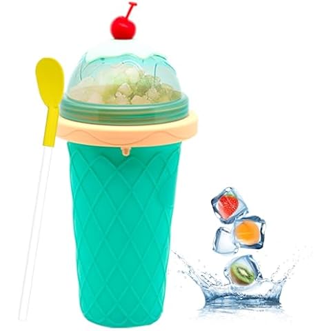 Slushie Maker Cup - DIY Magic Quick Frozen Smoothies Cup for Homemade Milk Shake Ice Cream Maker, Portable Cooling Cup, Double Layer Squeeze Slushy Maker Cup, Birthday Gifts for Kids,Friends,Family Cover