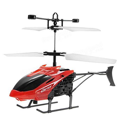 Flying Mini RC Infrared Induction Helicopter Aircraft Flashing Light