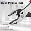 WORKPRO 8” Slip Joint Pliers Tool, Large Soft Grip,Rust Prevention Finish, 3-Zone Serrated Jaw Forged from High Carbon Steel for Maximum Grip #2