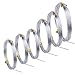 Sunmns 6 Rolls Silver Aluminum Wire, DIY Craft Art Wire, Soft and Flexible Metal Iron Wire, 1mm, 1.5mm, 2mm, 3mm in Thickness