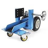 Robuster Rollwagen für Steinplatten, 500 kg Tragkraft, 20,3 cm Vollgummiräder und verstellbare Klemme für Granit, Glas, Matratze und Holzplatten