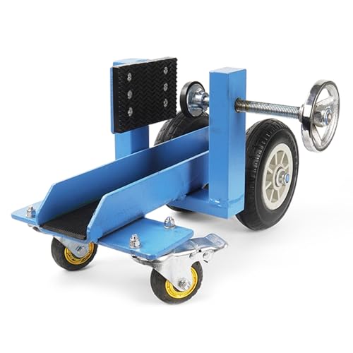 Carrello resistente per lastre di pietra con morsetto regolabile e ruote in gomma piena, sposta granito, vetro, pannelli in legno