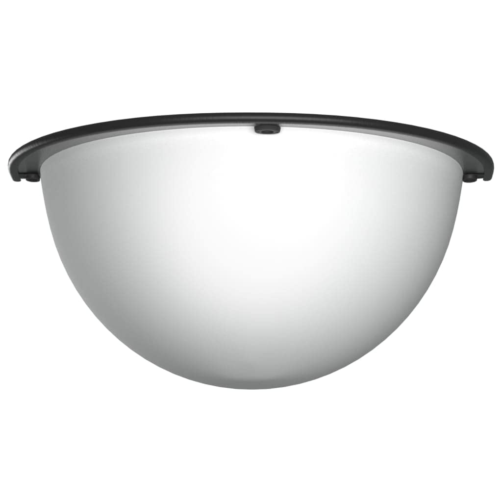 Specchietto stradale esterno 2 pezzi mezza cupola Ø 30 cm acrilico specchio 90 gradi vista estesa ampia applicazione per garage parcheggio e altri interni segno preventivo