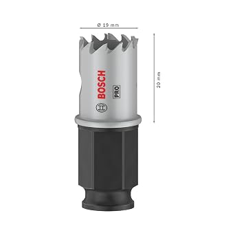 Bosch 1x PRO Sheet Metal PC Plus Delik Testeresi, 19 mm