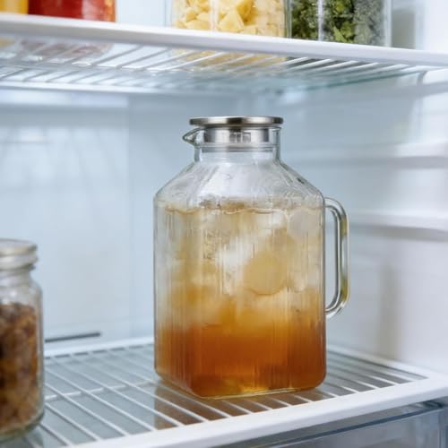 Buffet refrigerante transparente de 3,8 L para mocktails frescos 5