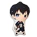 Saicowordist Haikyuuu!! Schlüsselanhänger gefüllt Plüsch Kissen Anhänger Cute Cartoon Charaktere Plüsch Schlüsselanhänger Tasche Zubehör Anime Fans Geschenk (Tobio Kageyama)