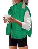 Zeagoo Women'S Puffer Vest Lightweight Stand-Up Collar Down Vests Puffy Vests For Women Trendy