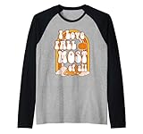 i love fall of all autumn festa del ringraziamento autunnale quasi tutte le stagioni maglia con maniche raglan