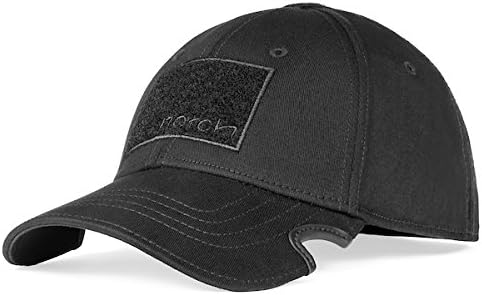 Notch Classic Fitted Black Operator Cap, L/XL