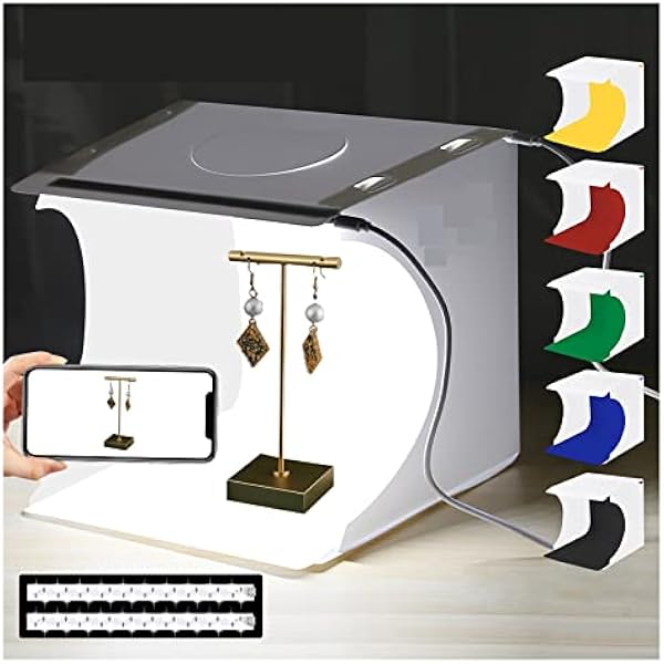 2LED Lightbox Light Box Mini Photo Studio Box 1100 lm fotografia Box Light Studio strzelanie namiot Box Kit i 6 kolorów tła Do fotografii studyjnej 2LED lightbox