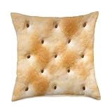 Cracker Snacks and Saltines Lover's Throw Pillow
