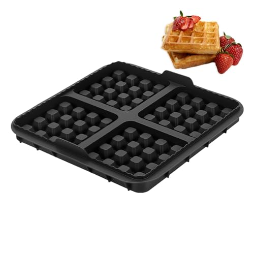 Waffle Maker Mold, Silicone Non Stick, Baking Tray Liners, Premium Heat Resistant Material, Perfect for Breakfast Home Kitchen D