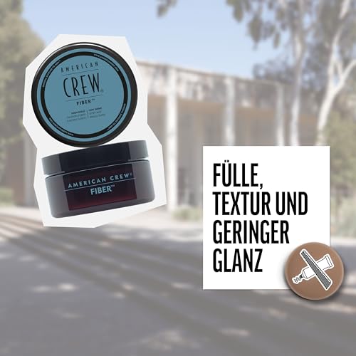 4. Bild von AMERICAN CREW – Classic Fiber, 85 g, Haarwachs für Männer, Haarprodukt mit starkem Halt, Stylingprodukt für viel Textur & mattes Finish, zur täglichen Anwendung