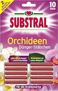 Substral Orchideen - Düngestäbchen 10 St. mit Eisen - Plus und 2 Monate Langzeitwirkung