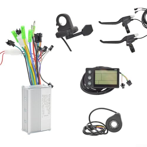 Medidor inteligente para bicicleta eléctrica con pantalla LCD y sistema de control integral que incluye 12 sensores (mano derecha)
