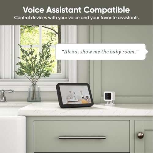 Image of DEATTI Cam v3 Indoor /Outdoor Smart Security Camera 1080p Plug-in, Color Night Vision, Two-Way Audio, Motion Detection for Baby Pet Monitor, Compatible with Alexa (DECM7)