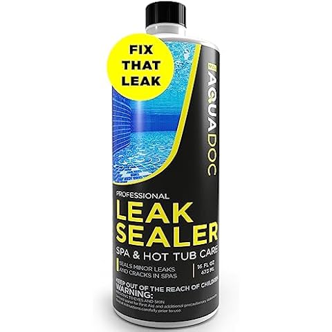 AquaDoc | Spa Leak Repair & Hot Tub Leak Sealer, Easily Fix a Leak for Spas, Hot Tub Leak Stop Kit to Fix a Leak in Spas. Hot Tub Leak Seal Stops Leaks for Spas & can Stop Leaks for Hot Tubs Cover