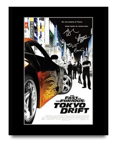 HWC Trading The Fast and the Furious: Tokyo Drift Gifts Printed Poster Signed Autograph Picture for Movie Memorabilia Fans - US Letter (ID-014287)