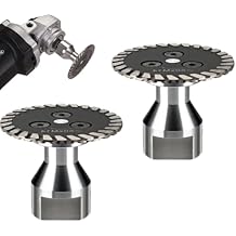 Precision Diamond Carving Wheel, High-Density Diamond Blade for Angle Grinder, Dry/Wet Cutting with Removable Flange, Metals Cutting Wheels Saw for Granite, Marble,1.97in