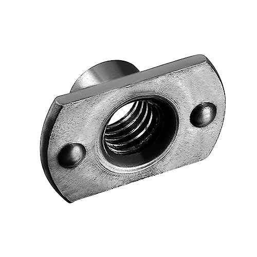 QUARKZMAN M8 Schweißnüsse x 25PC Karbonstahl Schweißnaht Mitte Loch Tab Schweißnaht Muttern 2 Projektion für Möbel Maschinen [Grau]