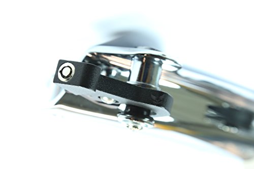 AIR-WING-MOTORS Travas giratórias com travas para Harley Davidson Sissy Bar verticais e bagageiros (