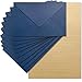 Tuhangcc Premium Velvet-Touch Stationery Set - Unique Design with 24 Writing Sheets, 12 Envelopes (4x6) - Elegant Writing Kit for Love Letters & Party Invitations(Blue)