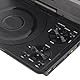 Tragbarer DVD-Player mit Großem Schwenkbarem Bildschirm, 806 Mobiler DVD-Player, 1500 MAh, Wiederaufladbar, Unterstützt Synchronisierung von TV/SD-Karte/USB/Region (Schwarz)