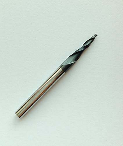 4Mm R0.75 Carbide Tapered Ball Nose End Mill Taper And Cone Endmills R0.75Xd4X15X50Lx2F Hrc55 #TOP2