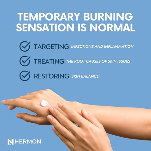 image for Hermon Jock Itch Antifungal Cream, Ringworm Treatment for Humans, Psor