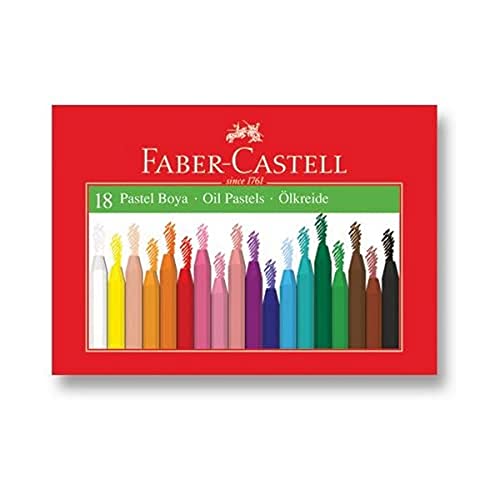 Faber-Castell Pastel Boya, 18 Renk, Yumuşak ve Canlı Renkler,…